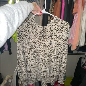 Leopard Print Women's Top